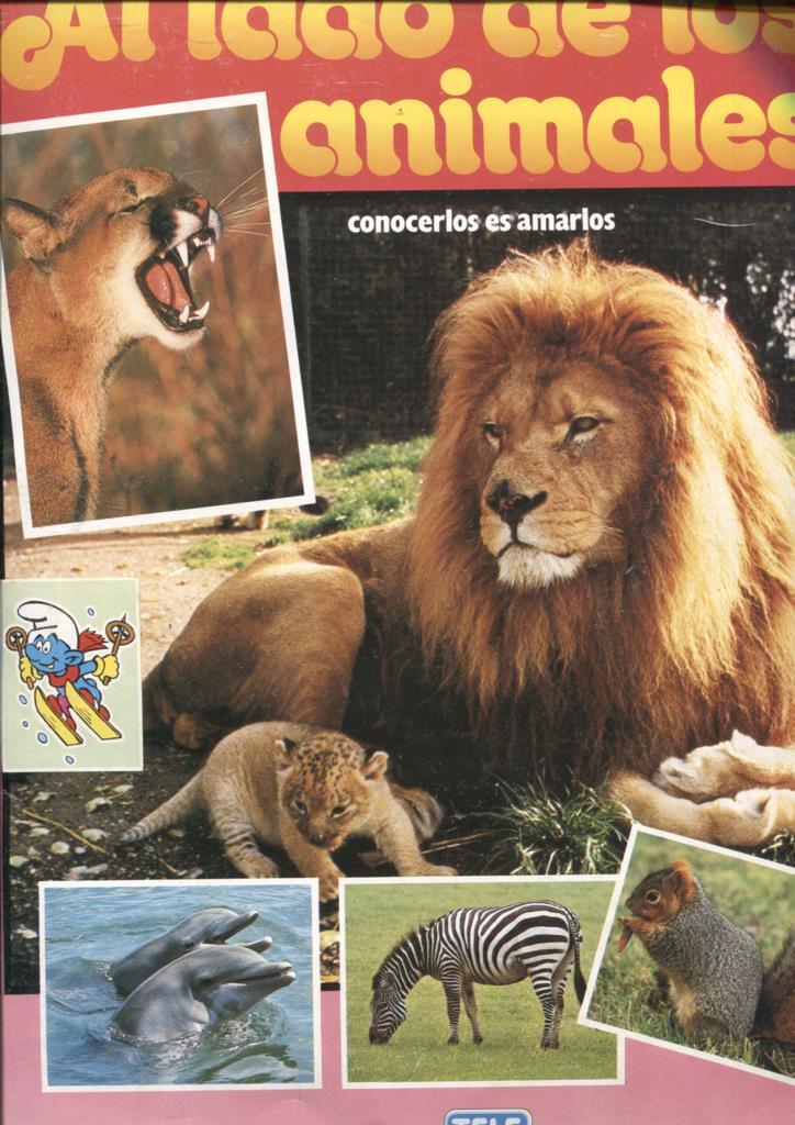 Album Cromos: Al lado de los animales (INCOMPLETO, faltan cromos)