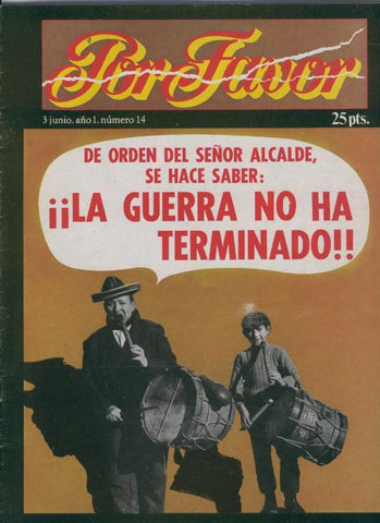 Por Favor numero 014, 3 junio 1974: La guerra no ha terminado