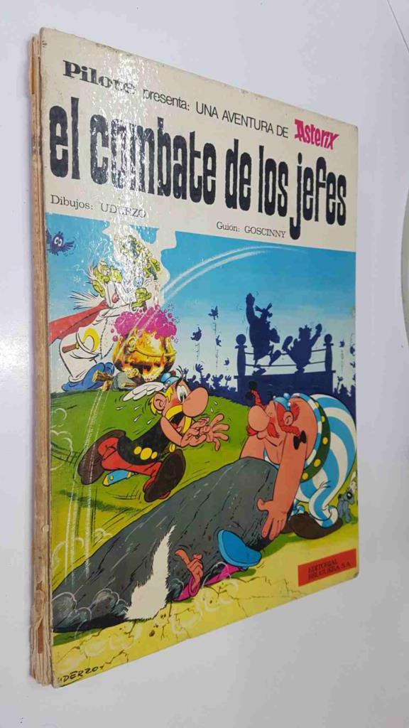Coleccion Pilote: Asterix y el combate de los jefes (cubierta mal estado)