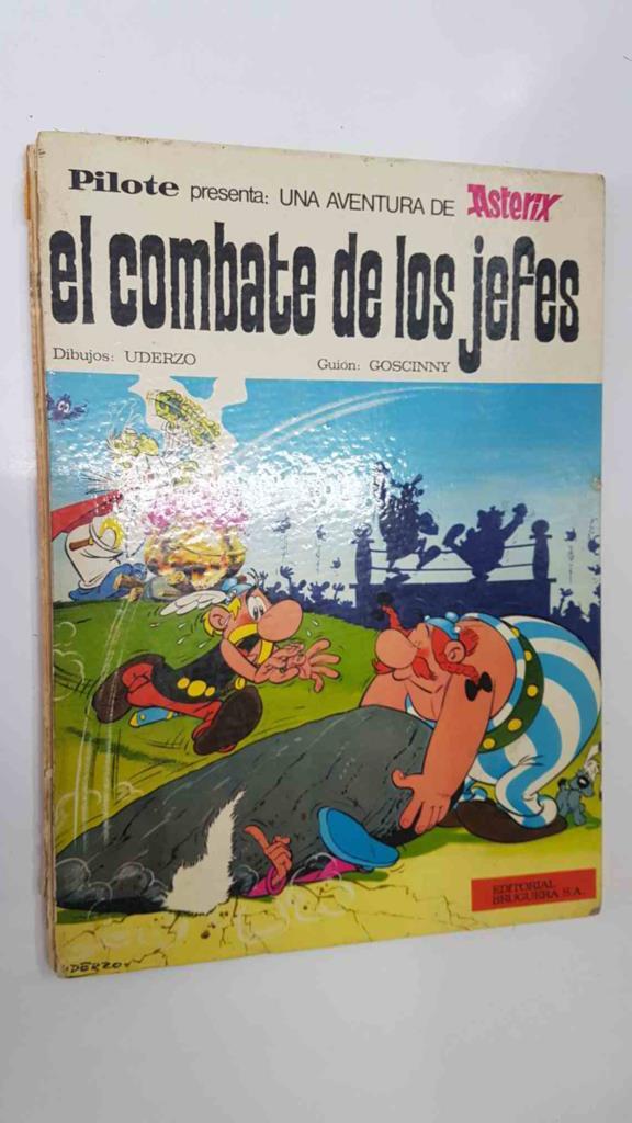Coleccion Pilote: Asterix y el combate de los jefes (cubierta mal estado)