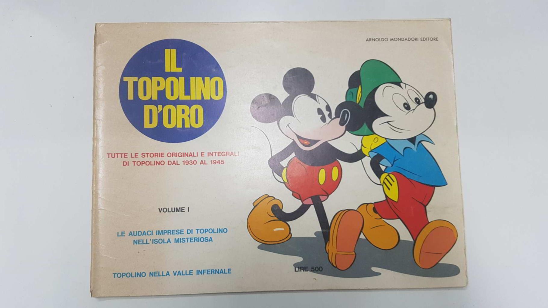 Il Topolino D'Oro volume 01: Le audaci impresi di topolino nell'isola misteriosa y