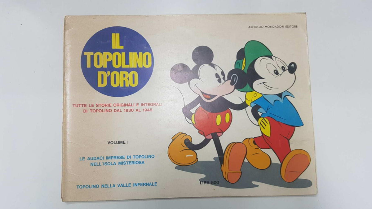 Il Topolino D'Oro volume 01: Le audaci impresi di topolino nell'isola misteriosa y