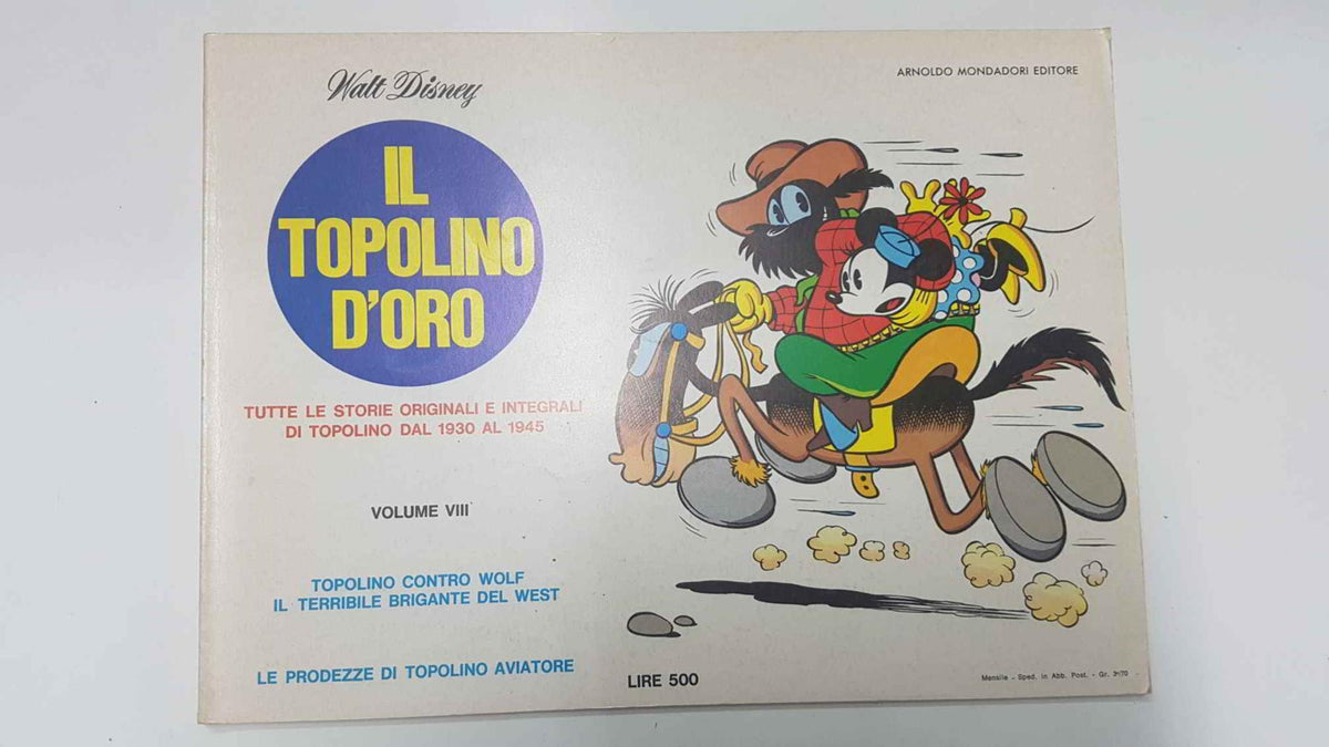 Il Topolino D'Oro volume 08: Topolino contro Wolf il terribile brigante del West y 