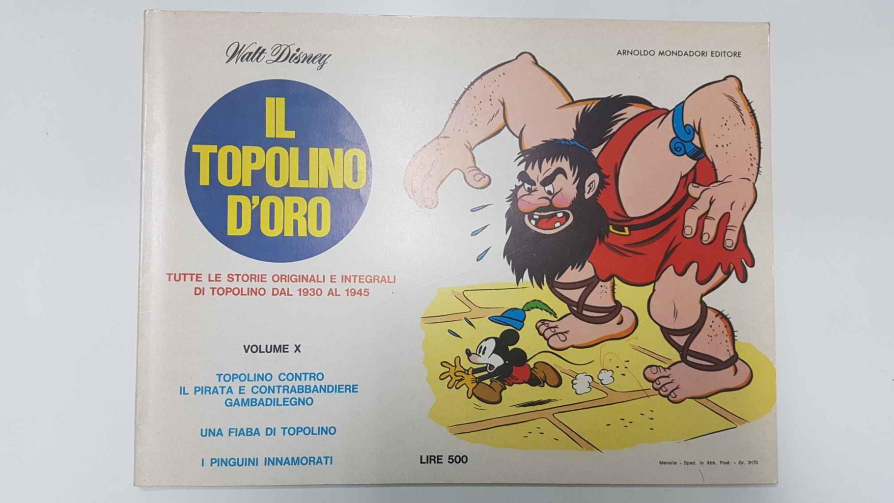 Il Topolino D'Oro volume 10: Topolino contro il pirata e contrabbandiere Gambadilegno y 