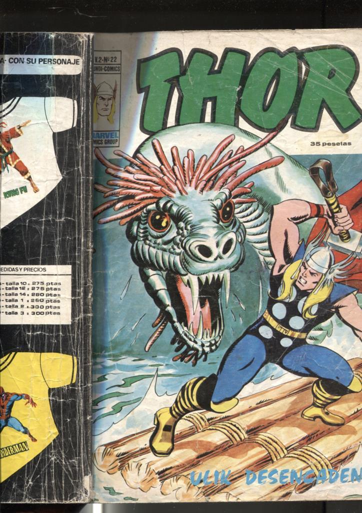 Vertice: Thor volumen 2 numero 22: Ulik desencadenado (aviejado)