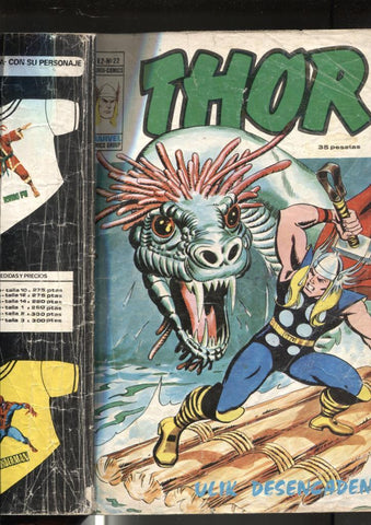 Vertice: Thor volumen 2 numero 22: Ulik desencadenado (aviejado)