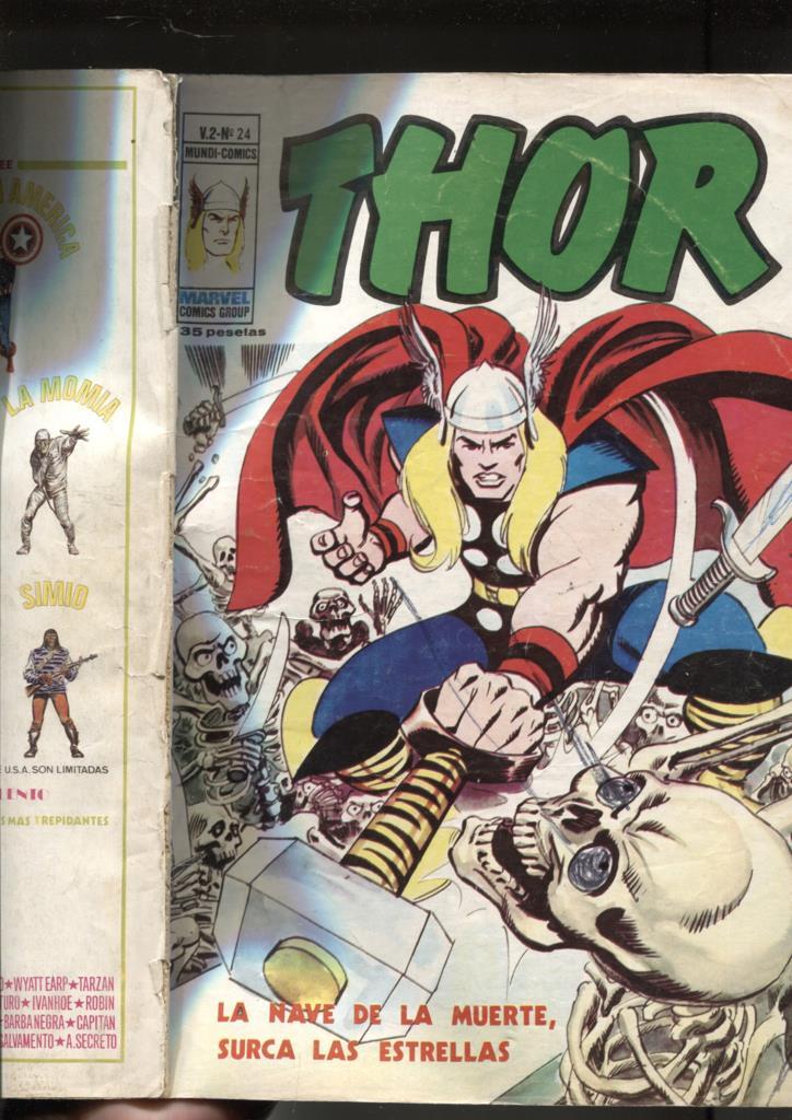 Vertice: Thor volumen 2 numero 24: La nave de la muerte (abaierto lado lomo)