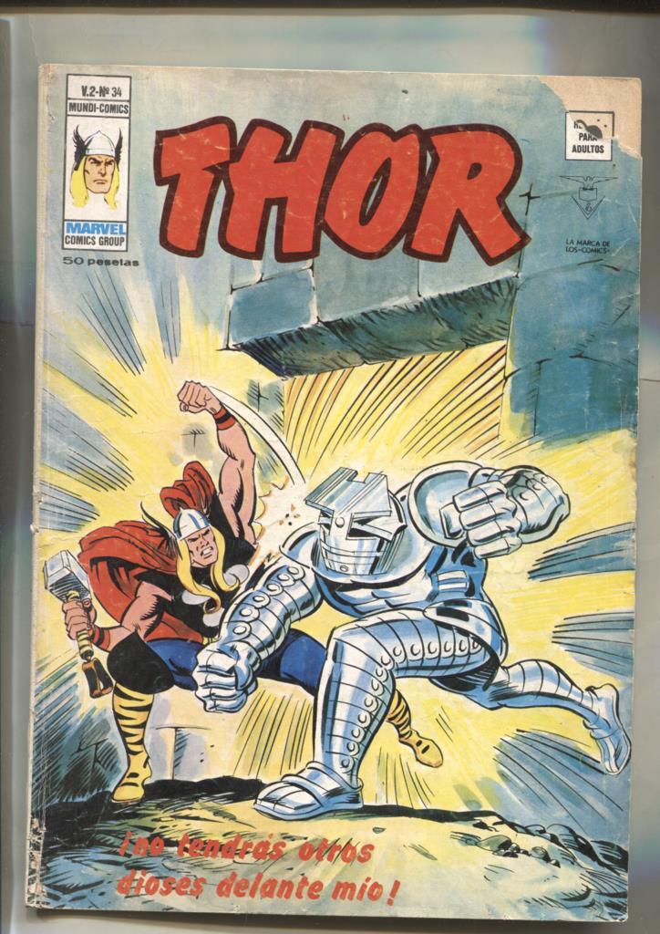 Vertice: Thor volumen 2 numero 34: No tendras otros dioses (roto en cubierta)