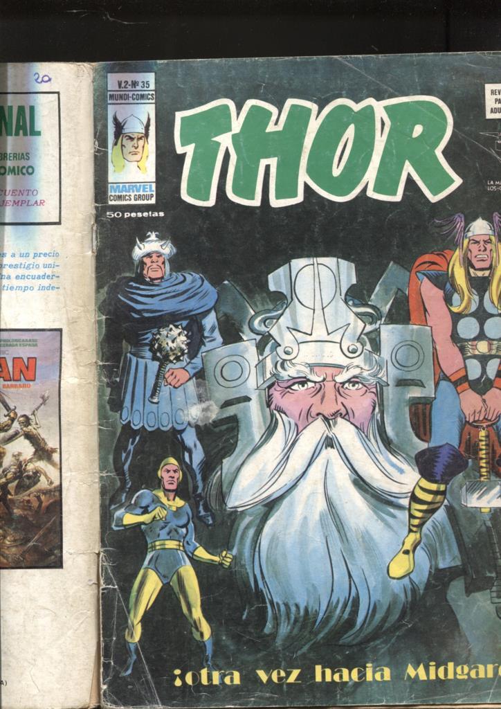Vertice: Thor volumen 2 numero 35: cello lomo lado inferior