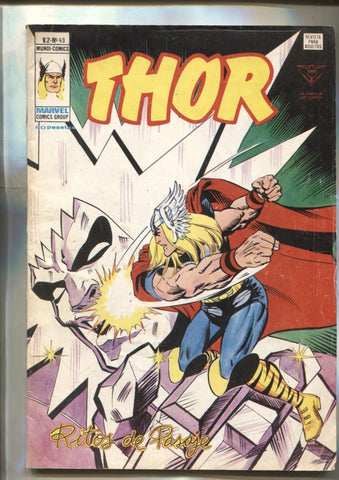 Vertice: Thor volumen 2 numero 43: (numerado 1 en trasera)
