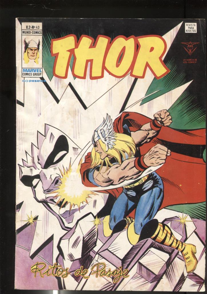 Vertice: Thor volumen 2 numero 43: (numerado 2 en trasera)