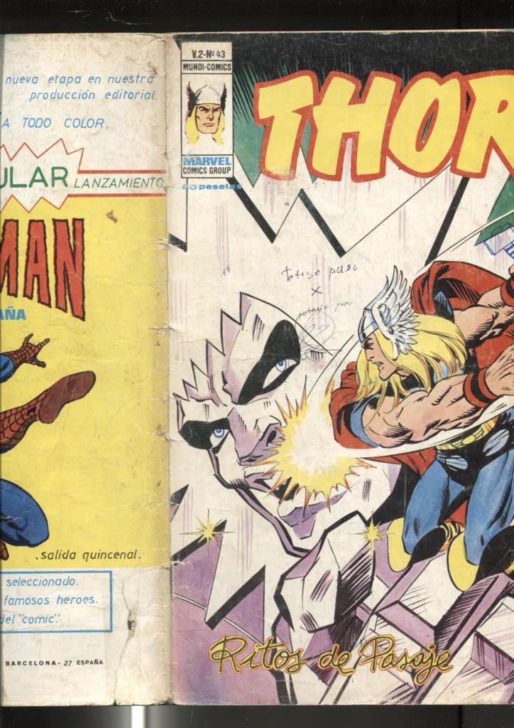 Vertice: Thor volumen 2 numero 43: (numerado 4 en trasera)