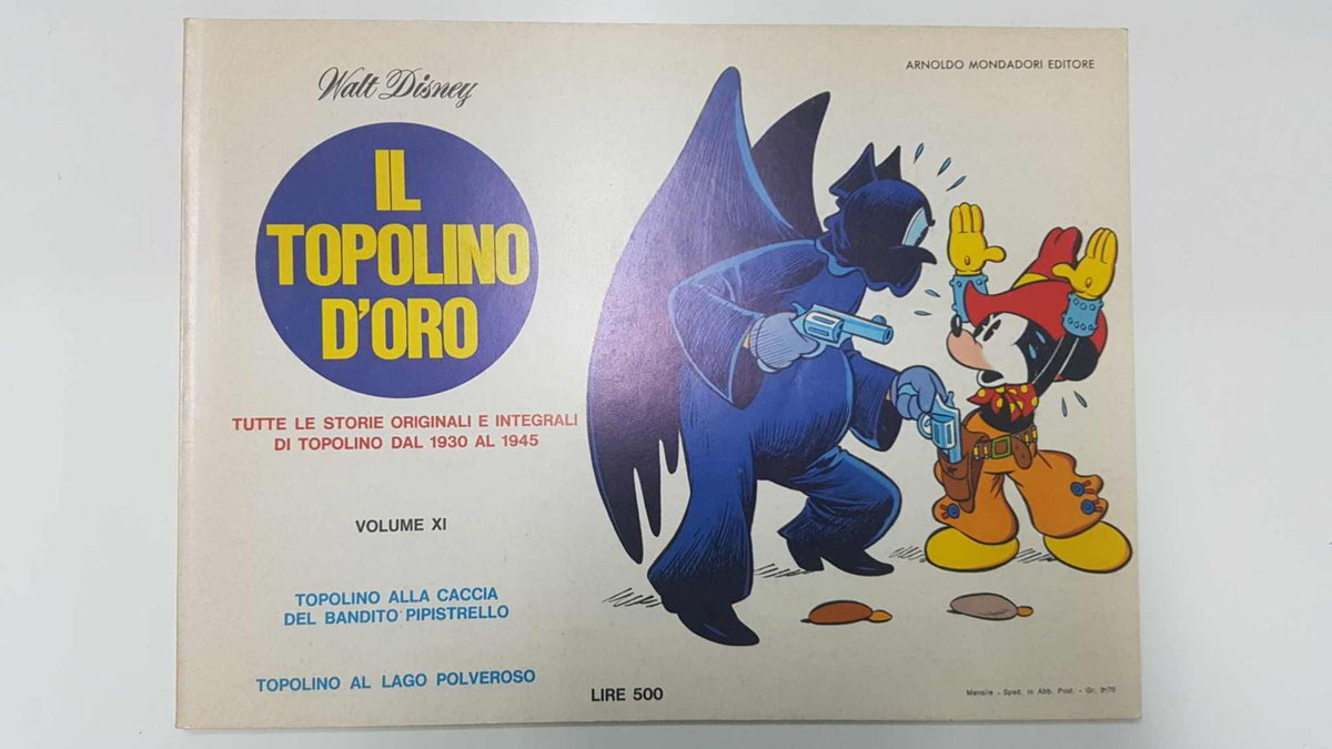 Il Topolino D'Oro volume 11: Topolino alla caccia del bandito pipistrello y 