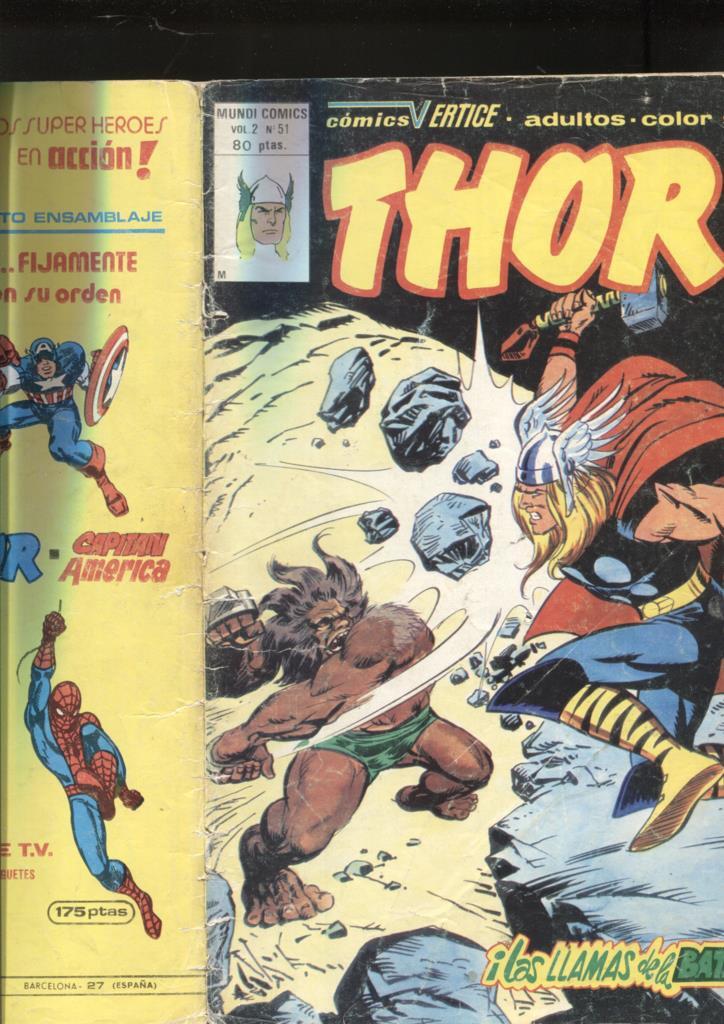 Vertice: Thor volumen 2 numero 51: (numerado 1 en trasera)