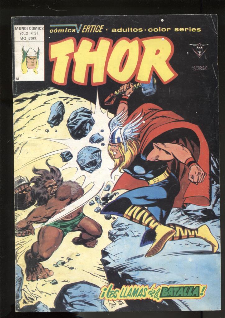 Vertice: Thor volumen 2 numero 51: (numerado 3 en trasera)