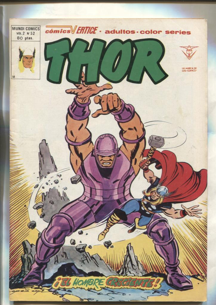 Vertice: Thor volumen 2 numero 52: (numerado 1 en trasera)