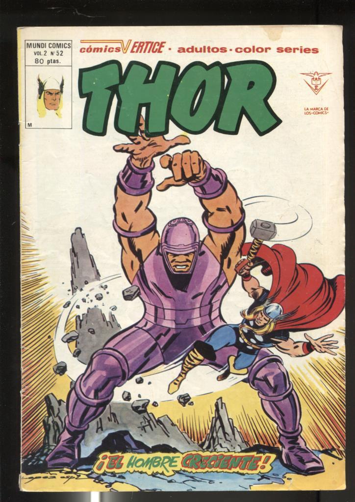 Vertice: Thor volumen 2 numero 52: (numerado 2 en trasera)