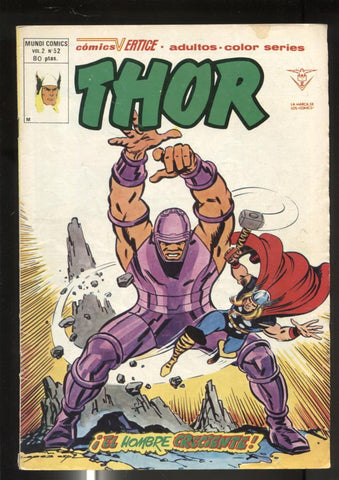 Vertice: Thor volumen 2 numero 52: (numerado 2 en trasera)