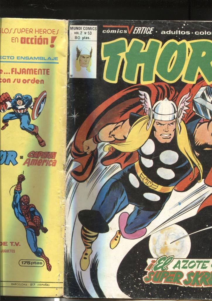 Vertice: Thor volumen 2 numero 53: (numerado 4 en trasera)