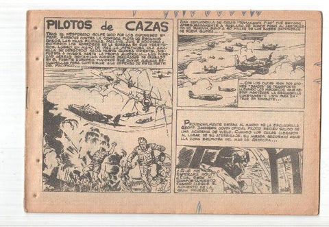 Espia serie meteoro de 5 pts numero 19: Pilotos de cazas