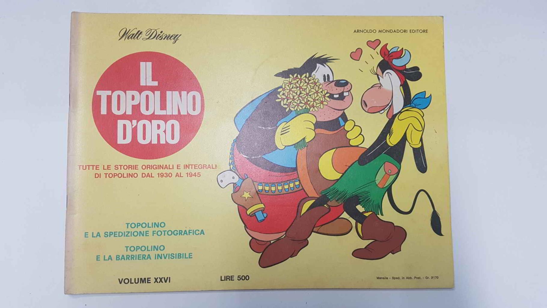 Il Topolino D'Oro volume 26: Topolino e la spedizione fotografica  y 
