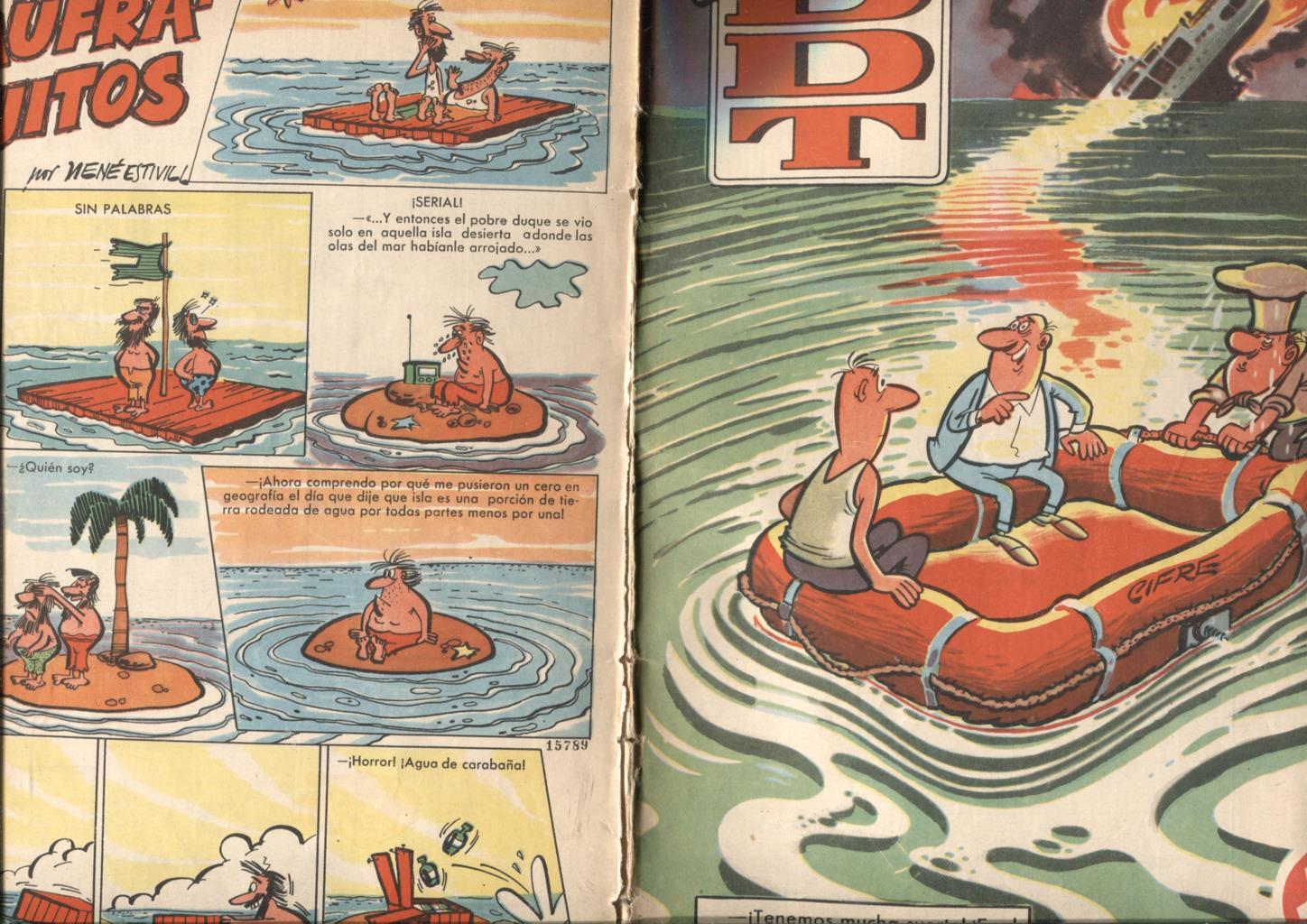 DDT primera epoca numero 570: portada Cifre, interior propagada El Jabato extra