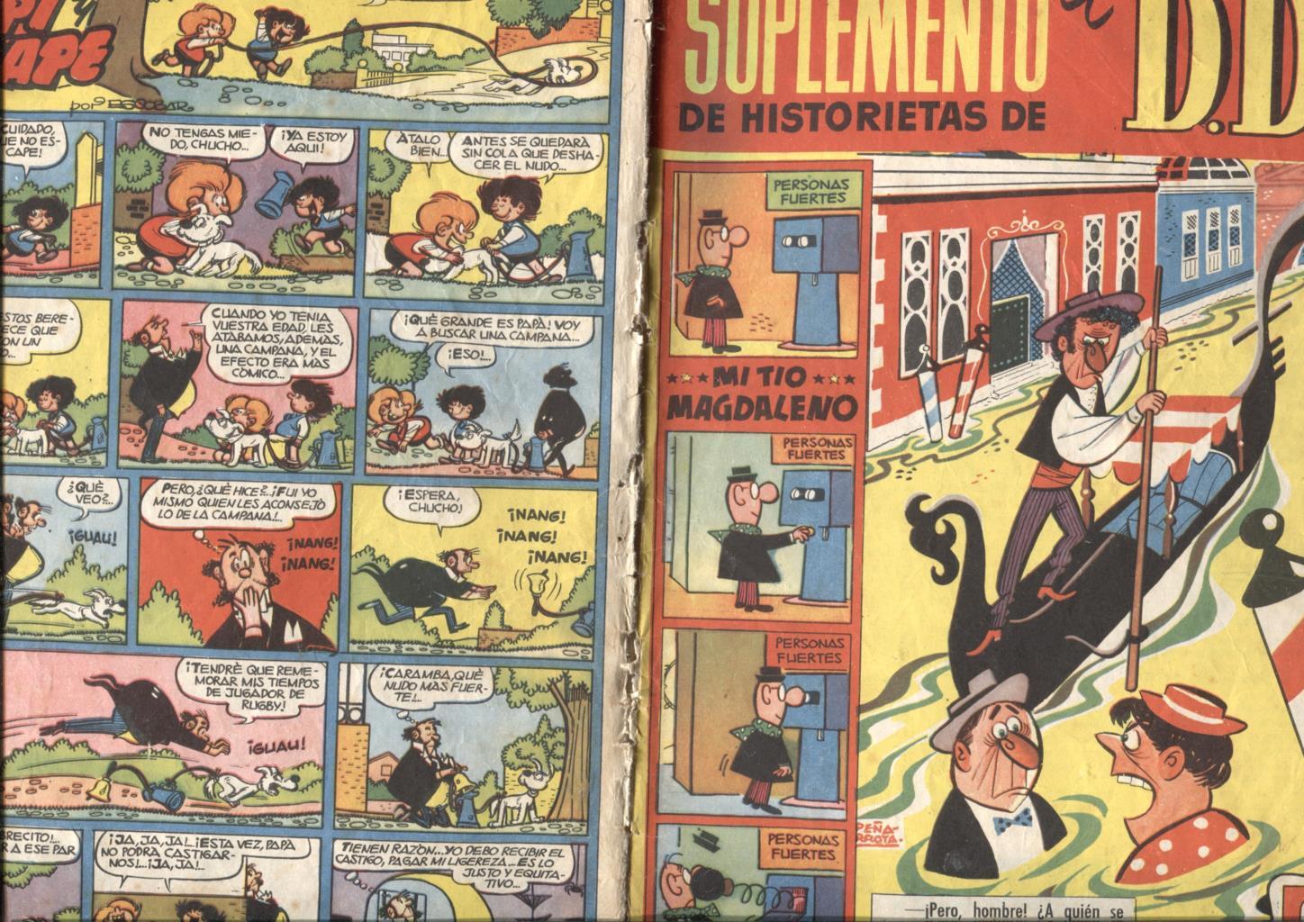 Suplemento de Historietas de El DDT numero 05: portada de Peñarroya (numerado 1 en trasera)