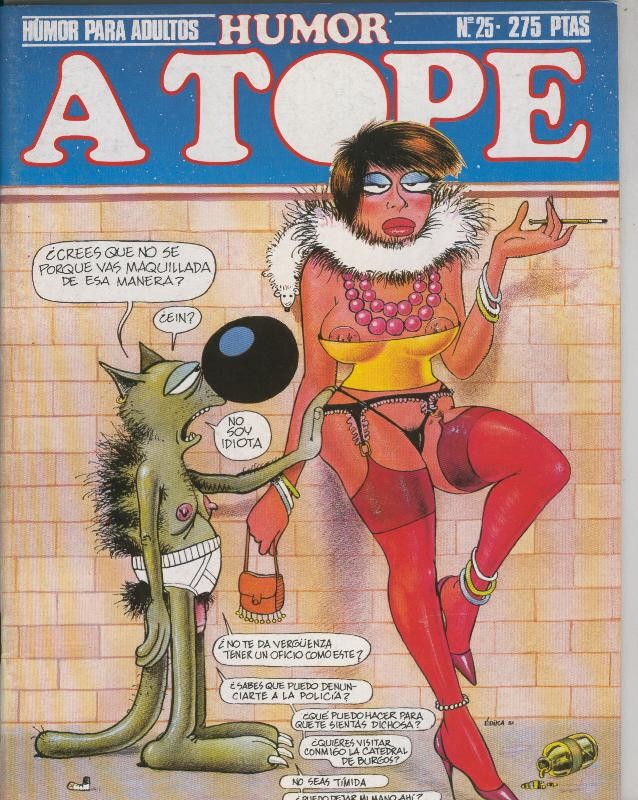 Revista Humor a tope numero 25; Me lo dijo Adela, Reiser, Dick Tommy, Edika, Ramis,
