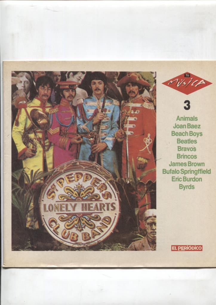 Tu musica, fasciculo numero 03: Animals, Joan Baez, Beach Boys, Beatles, Bravos, 