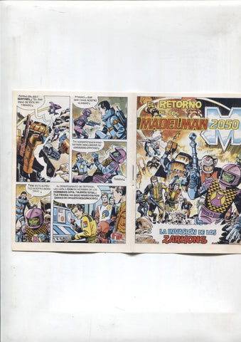 El retorno de los Madelman 2050: La invasion de los Zarkons (folleto comic publicitario)