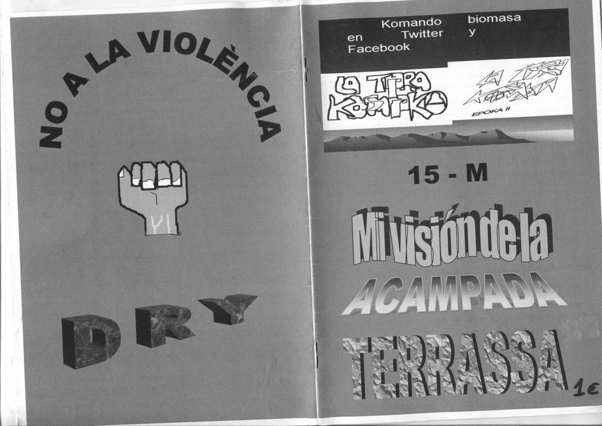 Fanzine: 15 - M, Mi vision de la acampada: Terrasa