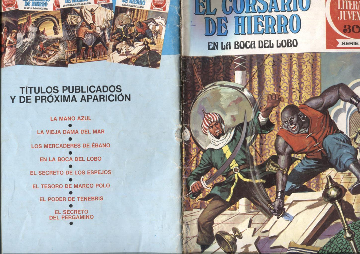 El corsario de hierro serie Joyas Literarias Juveniles numero 04: en la boca del lobo