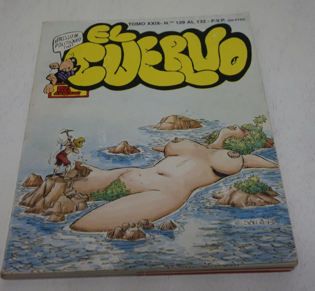 Revista El Cuervo tomo XXIX con los numeros 129 al 132