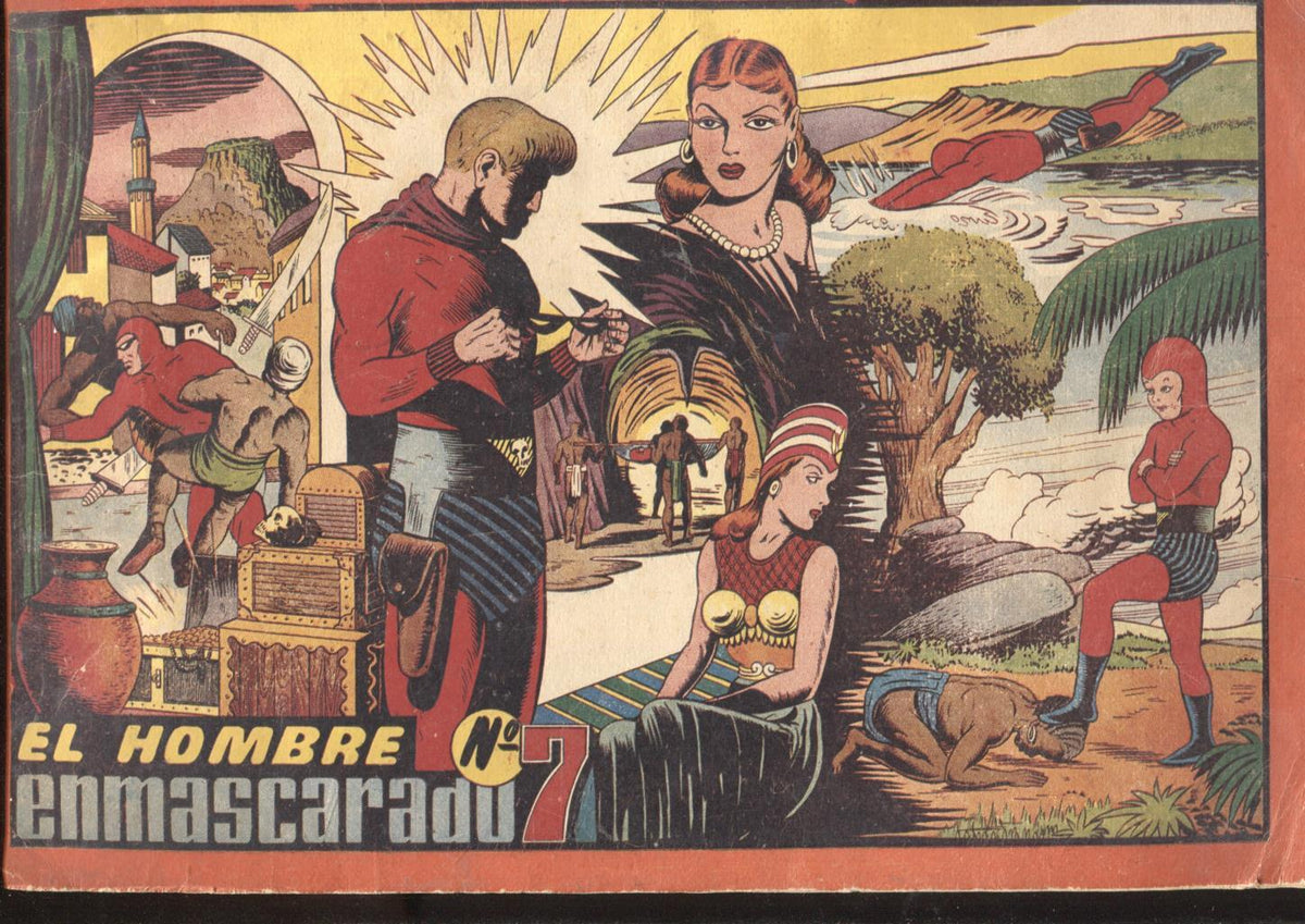Hispano Americana: El Hombre Enmascarado album rojo numero 7: Hamid el terrible