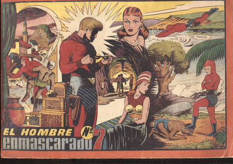 Hispano Americana: El Hombre Enmascarado album rojo numero 7: Hamid el terrible