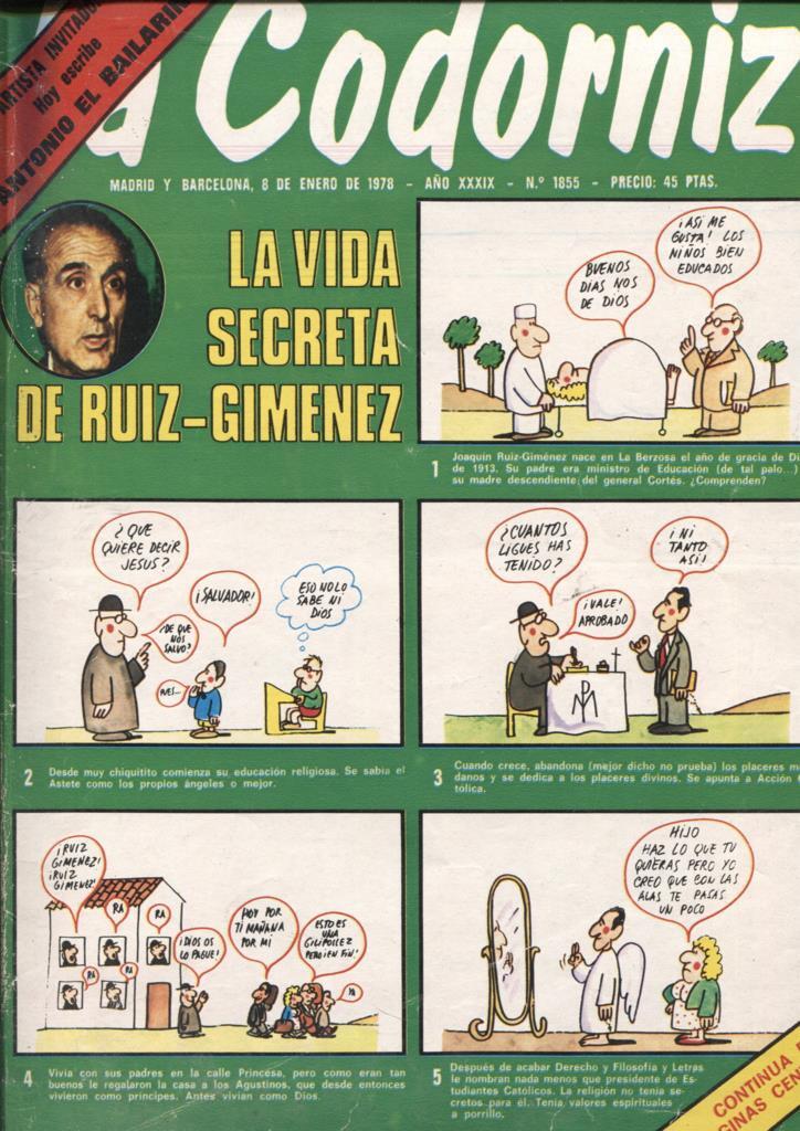 La Codorniz numero 1855: La vida secreta de Ruiz Gimenez