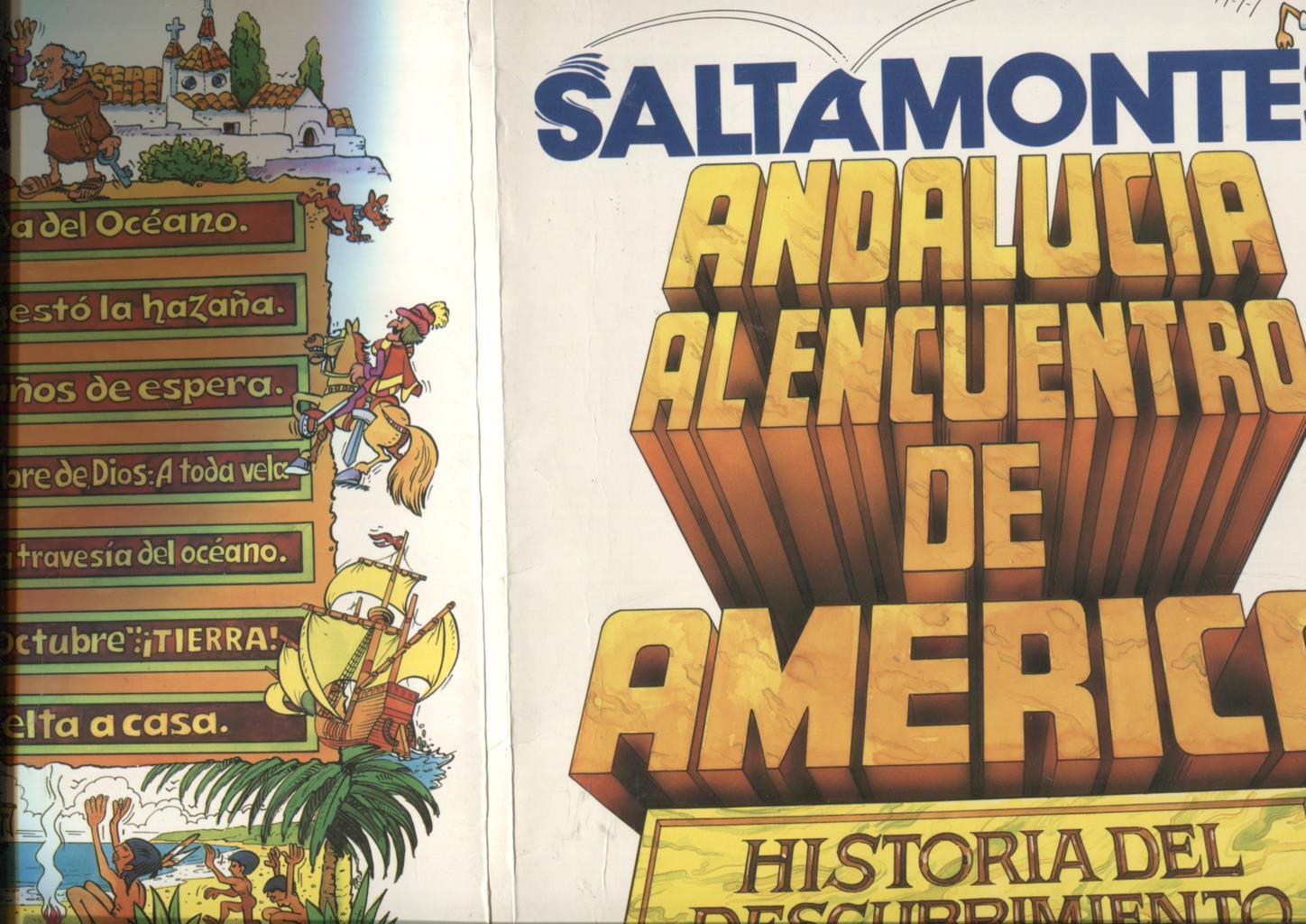 Carpeta archivadora Saltamontes Andalucia al encuentro de America y el fasciculo VII