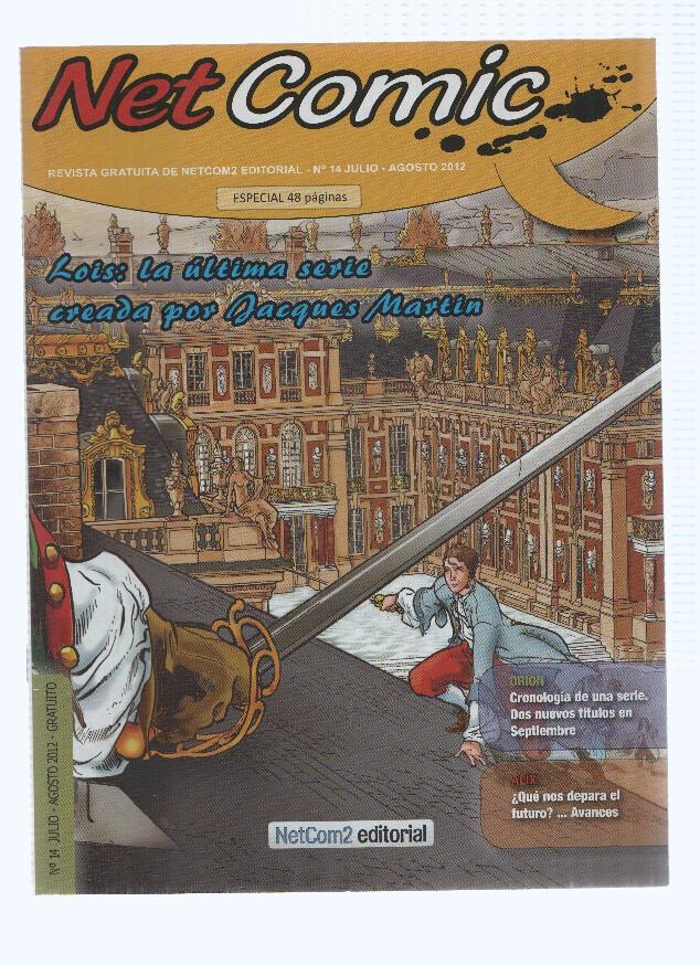 Revista: Net Comic numero 14: LOIS - La ultima serie creada por Jacques Martin (NetCom2 2012)