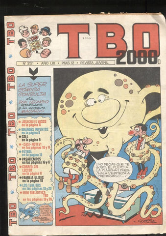 TBO 2000 numero 2121: cubierta de Cubero