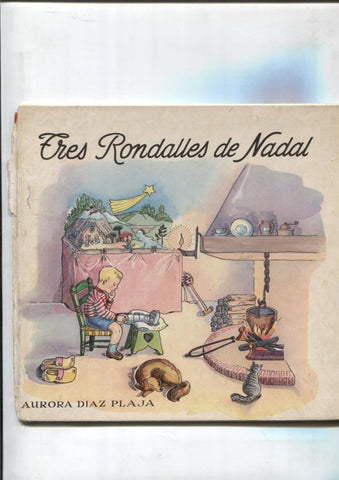 Tres Rondalles de Nadal de Aurora Diaz Plaja. SOLO LA CUBIERTA
