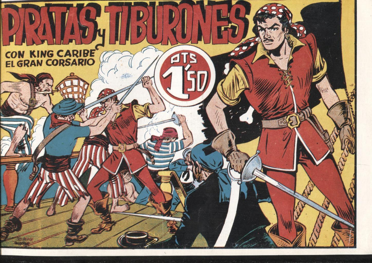 King Caribe el gran corsario: Piratas y tiburones