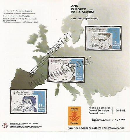 DIPTICO 16419: Año Europeo de la Musica