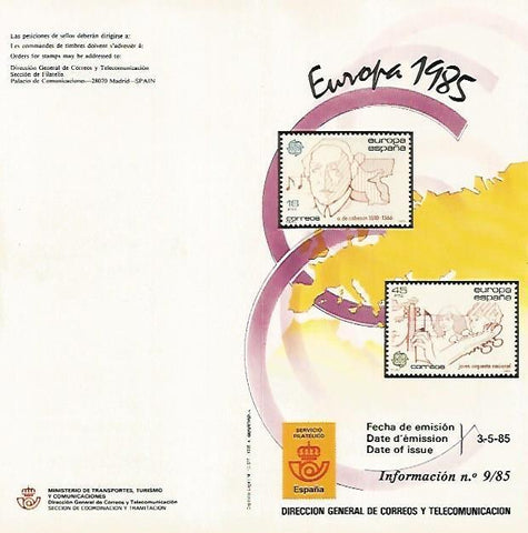 DIPTICO 16425: Europa 1985