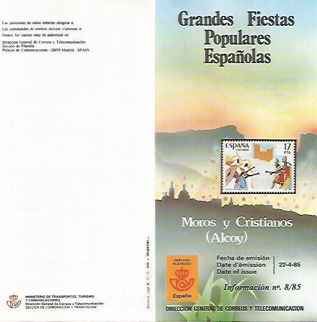 DIPTICO 16434: Moros y Cristianos de Alcoy, Alicante