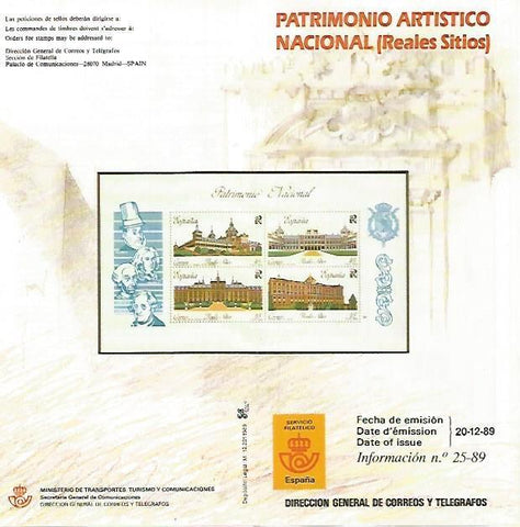 DIPTICO 16435: Patrimonio Artistico Nacional. Reales Sitios
