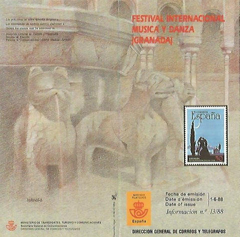 DIPTICO 16393: Festival Internacional Musica y Danza. Granada
