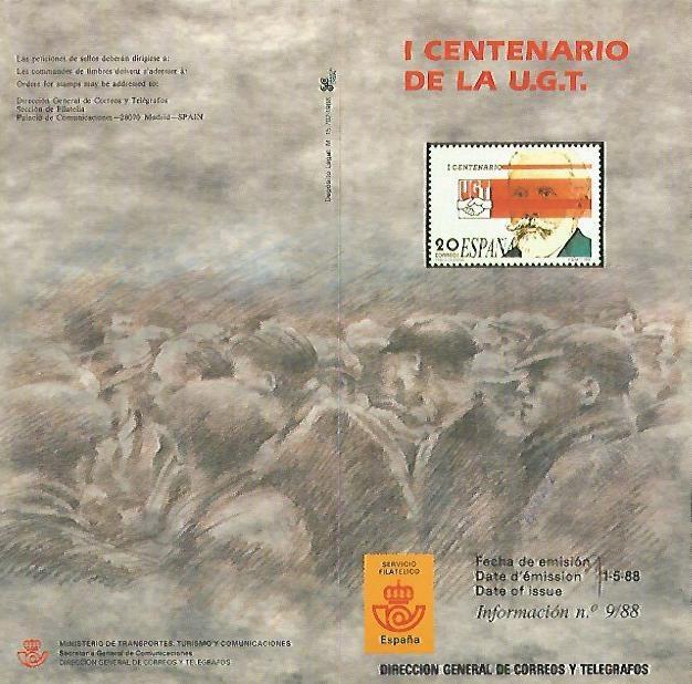 DIPTICO 16398: I Centenario de la UGT