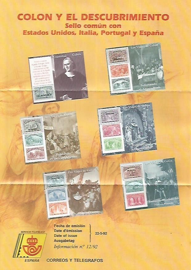DIPTICO 16400: Colon y el descubrimiento