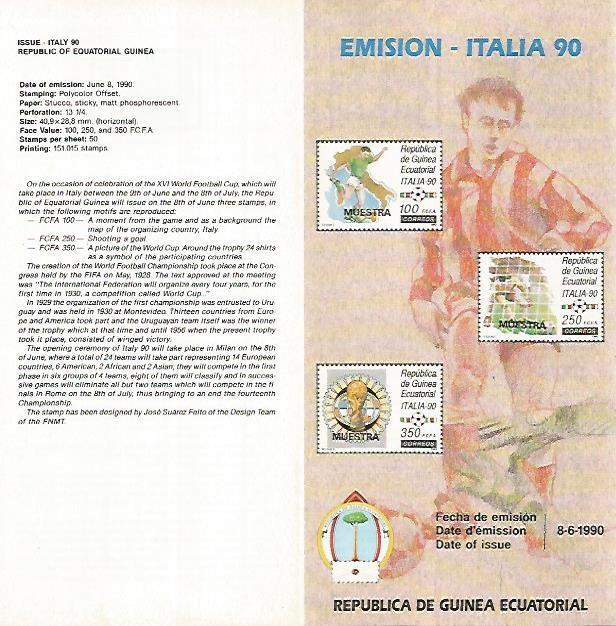 DIPTICO 16407: Emision Italia 1990