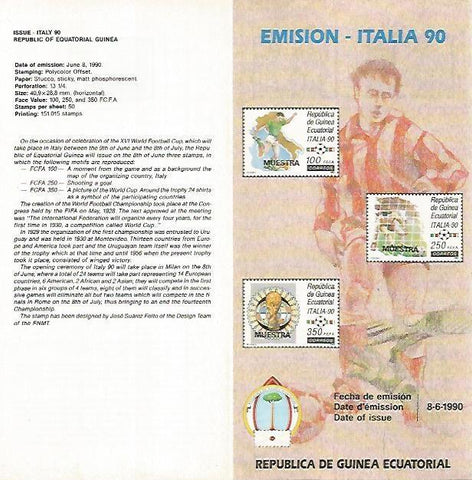 DIPTICO 16407: Emision Italia 1990
